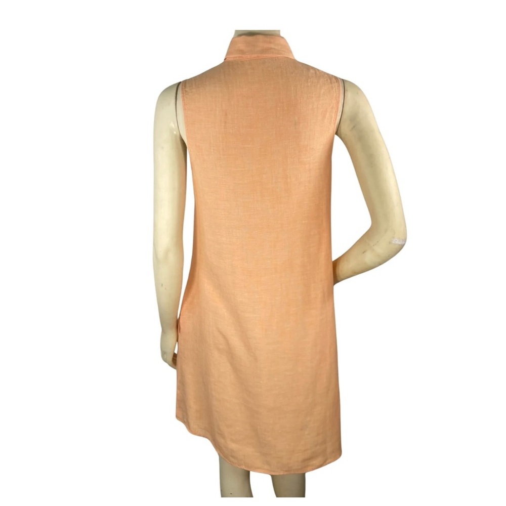 J. Mclaughlin Light Orange Collared Top - image 2